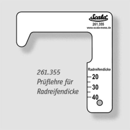 Prüflehre für Radreifendicke 261.355